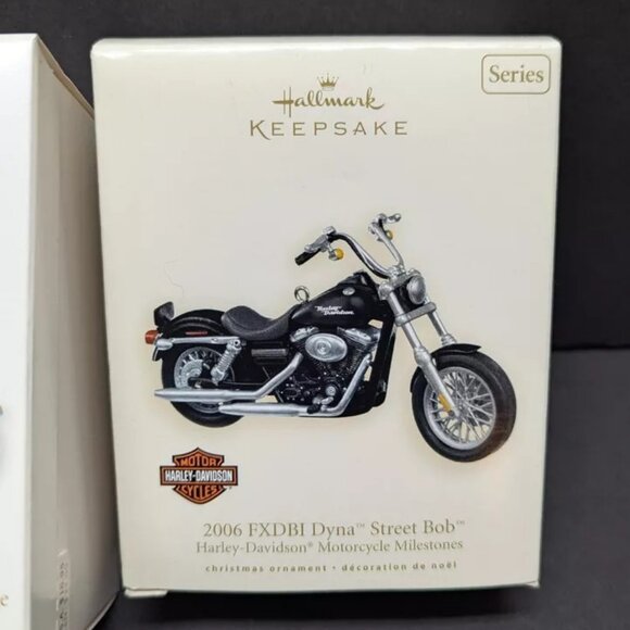 HALLMARK Keepsake Ornament Christmas HARLEY DAVIDSON MOTORCYCLE Lot of 4 NIB - Picture 6 of 6